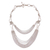 Sterling silver strand necklace, 'Imagine' - Handcrafted Mexican Dramatic Silver Statement Necklace thumbail