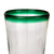 Trinkgläser, (6er-Set) - Mundgeblasenes Glas, klare und grüne Wassergläser, 6er-Set