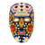 Beadwork mask, 'Eagle Protector' - Authentic Handmade Huichol Beaded Mask thumbail