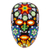 Beadwork mask, 'Scorpions and Deer' - Handcrafted Huichol Papier Mache Mask with Beadwork (image 2a) thumbail