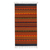 Tapete de lana zapoteca, (2.5x5) - Alfombra zapoteca de lana multicolor.