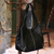 Leather shoulder bag, 'Urban Legend' - Black Leather Handbag from Mexico