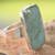 Turquoise wrap ring, 'Caribbean Mosaic' - Handcrafted Natural Turquoise and Silver Cocktail Ring (image 2b) thumbail