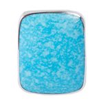 Turquoise wrap ring, 'Caribbean Mosaic' - Handcrafted Natural Turquoise and Silver Wrap Ring