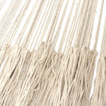Hammock, 'Caribbean Sands' (double) - Hand Made Beige Cotton Mayan Hammock (Double)