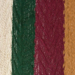 Hammock, 'Mother Earth' (single) - Unique Striped Mayan Hammock (Single)