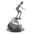 Auto part statuette, 'Rustic Surfer' - Hand Crafted Mexican Recycled Metal and Cart Parts Sculpture (image 2b) thumbail