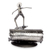 Auto part statuette, 'Rustic Surfer' - Hand Crafted Mexican Recycled Metal and Cart Parts Sculpture (image 2c) thumbail