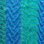 Hammock, 'Cool Lagoon' (single) - Striped Mayan Hammock (Single)