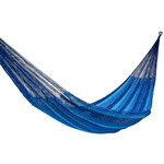 Hammock, 'Blue Caribbean' (single) - Artisan Crafted Rope Hammock (Single)