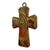 Decoupage cross, 'Virgin of Guadalupe: Queen of Mexico' - Decoupage cross (image 2b) thumbail
