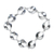 Sterling silver link bracelet, 'Shining Dewdrops' - Artisan Crafted Women's Sterling Silver Link Bracelet (image 2a) thumbail