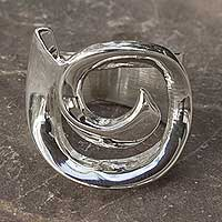 Sterling silver ring, 'Soul's Inception'
