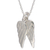 Sterling silver pendant necklace, 'Angel Wings' - Hand Crafted Taxco Silver Sterling Necklace thumbail
