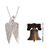 Halskette mit Anhänger aus Sterlingsilber - Handgefertigte Taxco-Halskette aus Sterlingsilber
