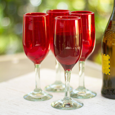 Las mejores ofertas en Copas de vino tinto Cristal Decorado