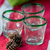 Juice glasses, 'Lime Freeze' (set of 6) - Handblown Glass Recycled Tumbler Juice Glasses Set of 6 (image 2b) thumbail