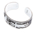 Sterling silver cuff bracelet, 'Mapuche Warrior' - Sterling silver cuff bracelet (image 2b) thumbail