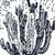 'The Cacti, Tequila Lotto' - Folk Art Signed Etching Mexico Fine Art (image 2b) thumbail