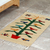 Zapotec wool rug, 'Birds and Corn' (2x3.5) - Artisan Crafted Wool Area Rug with Birds (2x3.5) (image 2b) thumbail