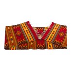 Zapotec wool runner, 'Lavish Earth' (2.5 x 10) - Unique Zapotec Wool Area Rug (2.5 X 10)