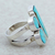 Sterling silver cocktail ring, 'Abstract Skies' - Sterling silver cocktail ring (image 2d) thumbail