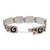 Sterling silver link bracelet, 'Wave of Light' - Sterling silver link bracelet