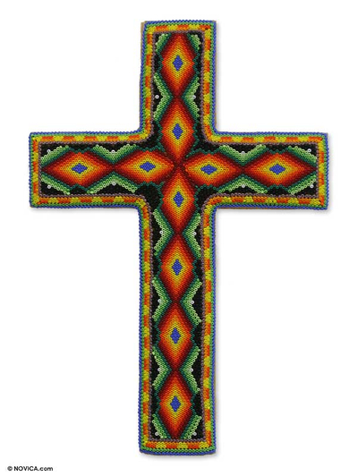 Beadwork cross