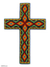 Beadwork cross, 'All-Seeing God' - Beadwork cross thumbail
