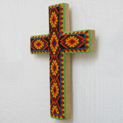 cruz de abalorios - cruz de abalorios