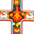 Beadwork cross, 'Huichol Offering' - Beadwork cross (image 2b) thumbail