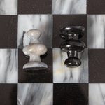 Marble chess set, 'Sophisticate' - 11 Inch Hand Carved Marble Chess Set Mexico