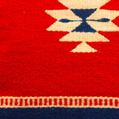 Zapotec wool cushion covers, 'Starlight' (pair) - Zapotec wool cushion covers (Pair)