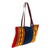 Zapotec wool tote bag, 'Sun of Hope' - Handcrafted Wool Leather Accent Tote from Mexico (image 2d) thumbail