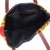 Zapotec wool tote bag, 'Sun of Hope' - Handcrafted Wool Leather Accent Tote from Mexico (image 2f) thumbail