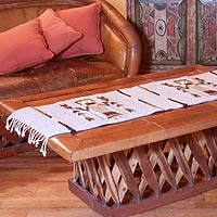 Zapotec wool rug, 'Women of Power' (1.5x4) - Zapotec wool rug (1.5x4)