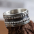 Men's sterling silver band ring, 'Sierra' - Men's Taxco Silver Band Ring thumbail