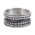Men's sterling silver band ring, 'Sierra' - Men's Taxco Silver Band Ring (image 2a) thumbail