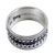 Men's sterling silver band ring, 'Sierra' - Men's Taxco Silver Band Ring (image 2b) thumbail