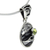 Peridot pendant necklace, 'Taxco Dawn' - Taxco Silver Pendant Necklace with Peridot (image 2c) thumbail