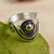 Sterling silver cocktail ring, 'Sensuous' - Unique Taxco Silver Band Ring thumbail