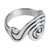 Sterling silver cocktail ring, 'Sensuous' - Unique Taxco Silver Band Ring (image 2b) thumbail