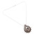 Sterling silver pendant necklace, 'Aztec Seashell' - Handcrafted Sterling Silver Pendant Necklace