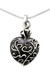 Sterling silver pendant necklace, 'Living Heart' - Unique Romantic Sterling Silver Pendant Necklace (image 2a) thumbail