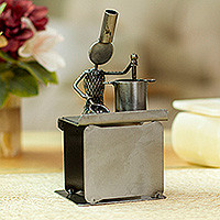 Featured review for Iron statuette, Rustic Chef