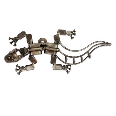 Auto part key rack, 'Rustic Gecko' - Auto part key rack
