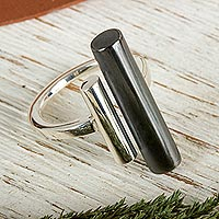 Featured review for Sterling silver cocktail ring, Parallel Lives
