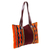 Wool and leather handbag, 'Zapotec Traditions' - Wool and leather handbag (image 2d) thumbail