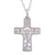 Sterling silver cross necklace, 'Cross of Life' - Sterling silver cross necklace thumbail