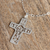 Sterling silver cross necklace, 'Cross of Life' - Sterling silver cross necklace (image 2b) thumbail